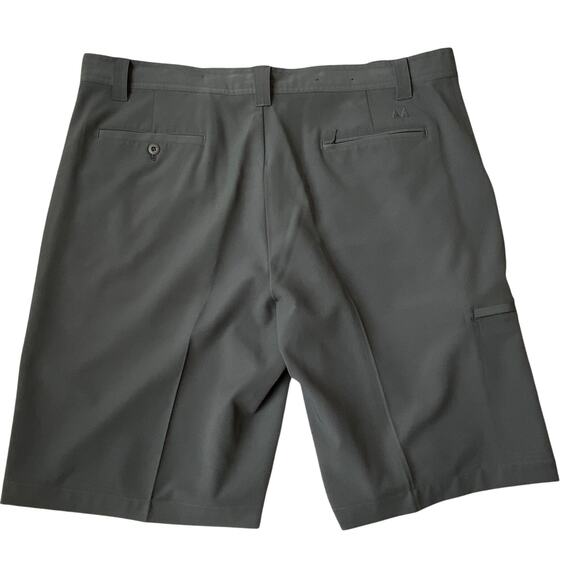 Greg‎ Norman Zip Cargo Shorts Men 40 Gray Performance Pickleball Outdoor Preppy - Picture 2 of 10